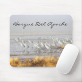 Misty Sandhill Cranes, Bosque del Apache Briefkaar Muismat (Met muis)