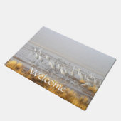 Misty Sandhill Cranes Deurmat (Schuin)