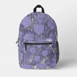 Misty Shamrocks Backpack – Trendy & Artistic Bedrukte Rugzak