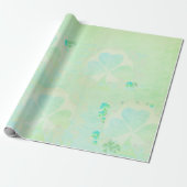 Misty Shamrocks Cadeaupapier (Uitgerold)