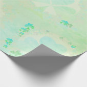 Misty Shamrocks Cadeaupapier (Hoek)