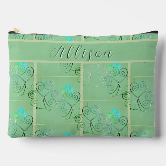 Misty Shamrocks Gedrukt Etui (Voorkant)