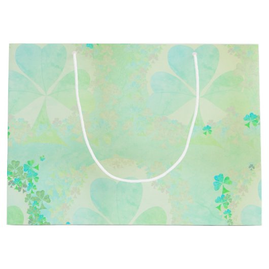 Misty Shamrocks Large Groot Cadeauzakje (Voorkant)