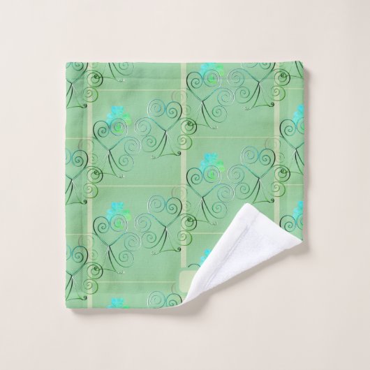 Misty Shamrocks Towel Bad Handdoek (Wasdoekje)