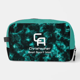 Misty Smoke Monogram Aqua Toilettasje