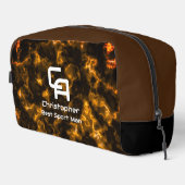 Misty Smoke Monogram Goud Toilettasje (Rechterhoek)