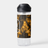 Misty Smoke Monogram Goud Waterfles (Achterkant)