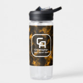 Misty Smoke Monogram Goud Waterfles (Links)