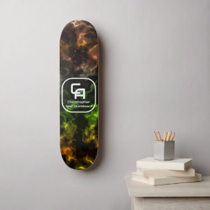 Misty Smoke Monogram Multicolors Persoonlijk Skateboard