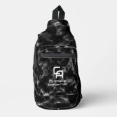 Misty Smoke Monogram Zwart Wit Sling Bag (Voorkant)