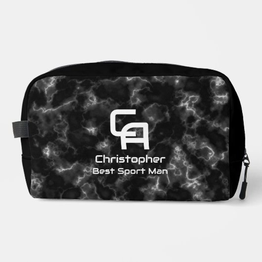 Misty Smoke Monogram Zwart Wit Toilettasje (Voorkant)