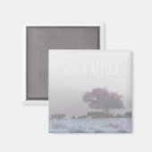 Misty South Africa Rural Landscape SA Magnet (Voorkant / Achterkant)