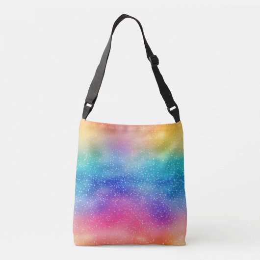 Misty Sparkling Rainbow Crossbody Tas (Achterkant)