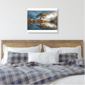 Misty spring canvas afdruk (Insitu (Slaapkamer))