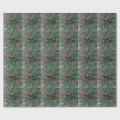 Misty Succulent, Green Paars, Natuur, Flora Plant Cadeaupapier (Vlak)