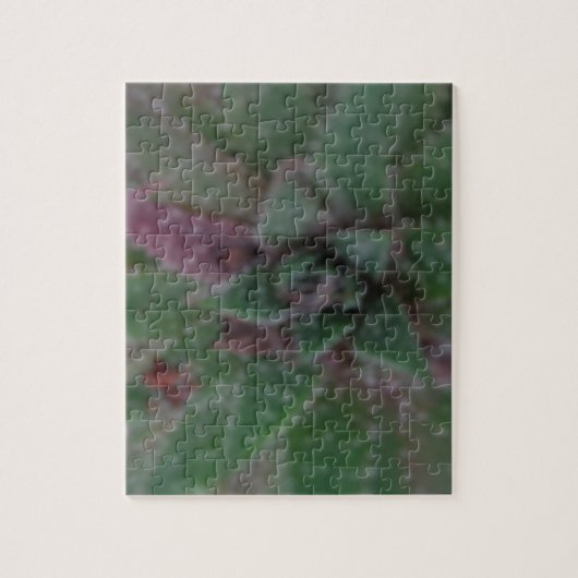 Misty Succulent, Green Paars, Natuur, Flora Plant Legpuzzel (Verticaal)