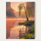 Misty Sunrise in een rustig meer Planner (Achterkant)