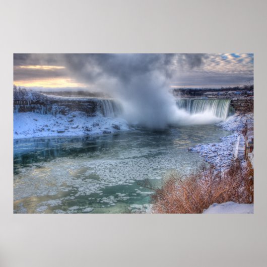 Misty Sunrise Poster (Voorkant)