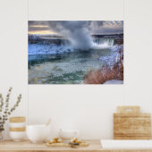 Misty Sunrise Poster (Keuken)