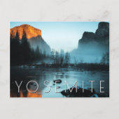 Misty Sunset in Yosemite Briefkaart (Voorkant)
