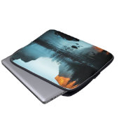 Misty Sunset in Yosemite Laptop Sleeve (Voorkant onderkant)