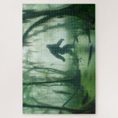 Misty Swamp Stalker, Bigfoot, Cryptid Legpuzzel (Verticaal)
