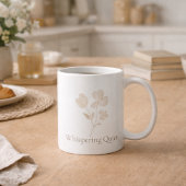 Misty Taupe Florals Classic Mug, 11 oz Koffiemok