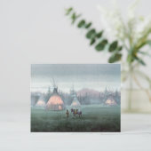 MISTY TIPI by SHARON SHARPE Briefkaart (Staand voorkant)