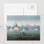 MISTY TIPI by SHARON SHARPE Briefkaart (Voorkant / Achterkant)