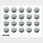 MISTY TIPI door SHARON SHARPE Ronde Sticker (Vel)