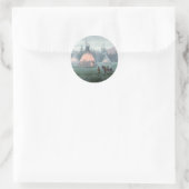 MISTY TIPI door SHARON SHARPE Ronde Sticker (Tas)