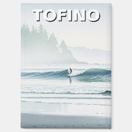 Misty Tofino Canada Surfer Travel Magneet