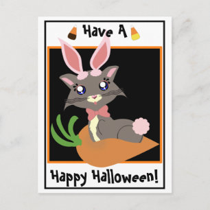 Misty Toon Kat Bunny! Briefkaart