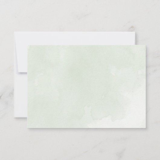 Misty tree RSVP kaartje (Achterkant)