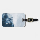 Misty Tree Top Forest - Sfeervol bos Bagagelabel (Voorkant horizontaal)