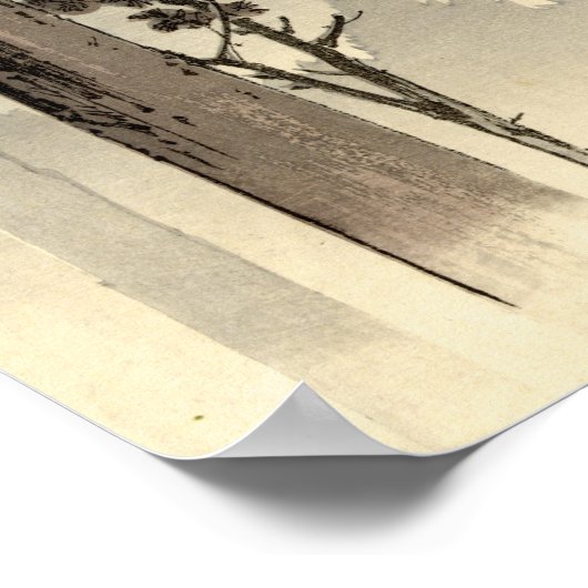 Misty Trees Poster (Hoek)