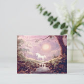 MISTY UNICORN door SHARON SHARPE Briefkaart (Staand voorkant)