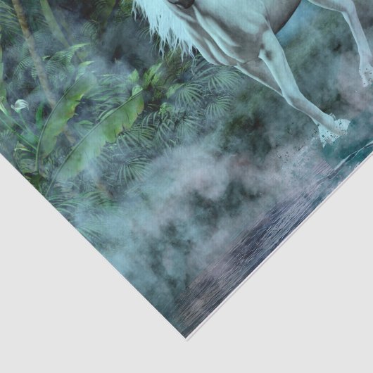Misty Unicorn Tissuepapier (Detail)