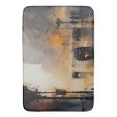 Misty Urban Evening Badmat (Voorkant Verticaal)