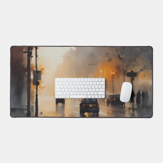 Misty Urban Evening Bureaumat (Keyboard & Muis)