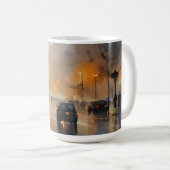 Misty Urban Evening Koffiemok (Voorkant rechts)