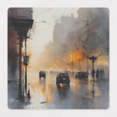 Misty Urban Evening Labels (Design 1)