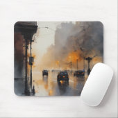 Misty Urban Evening Muismat (Met muis)