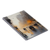 Misty Urban Evening Notitieboek (Rechterzijde)