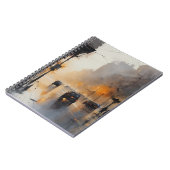 Misty Urban Evening Notitieboek (Linkerzijde)