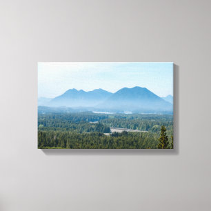 Misty Valley in Tofino - British Columbia, Canada Canvas Afdruk