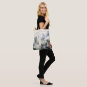 Misty Valley Mountains Tote Bag (Op model)