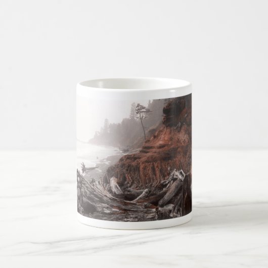 Misty Washington State Shoreline Koffiemok (Center)