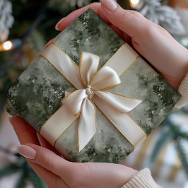 Misty Watercolor Forest Wrapping Paper Cadeaupapier