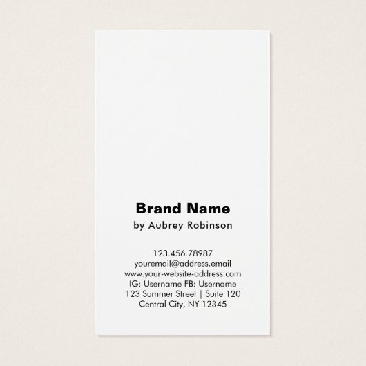 Misty Waterverf Mountains Groene Display Kaart (Achterkant)